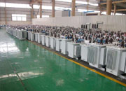 南充油浸式变压器成品车间